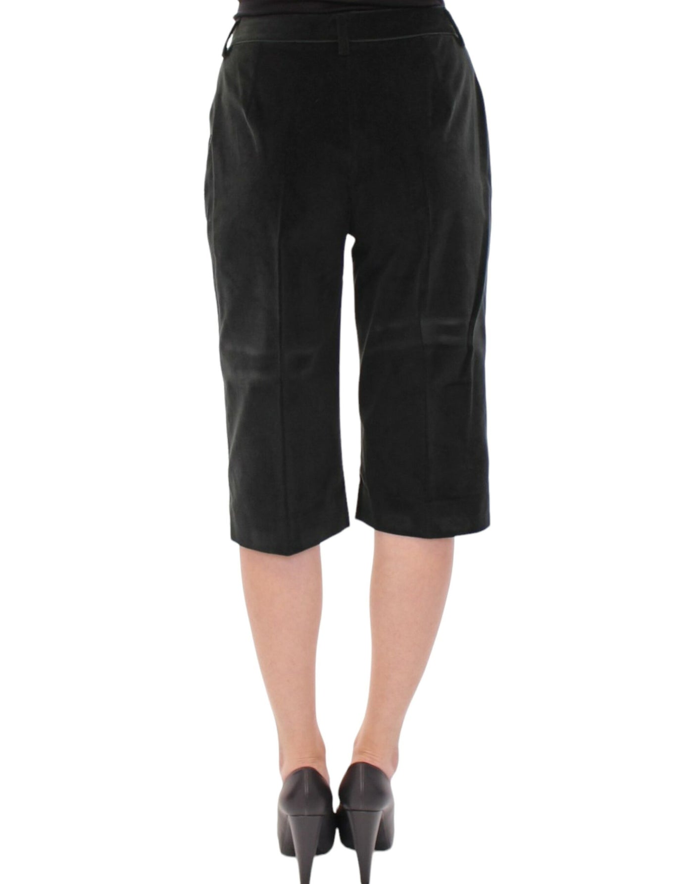 Dolce & Gabbana Schwarze Baumwollshorts Hose
