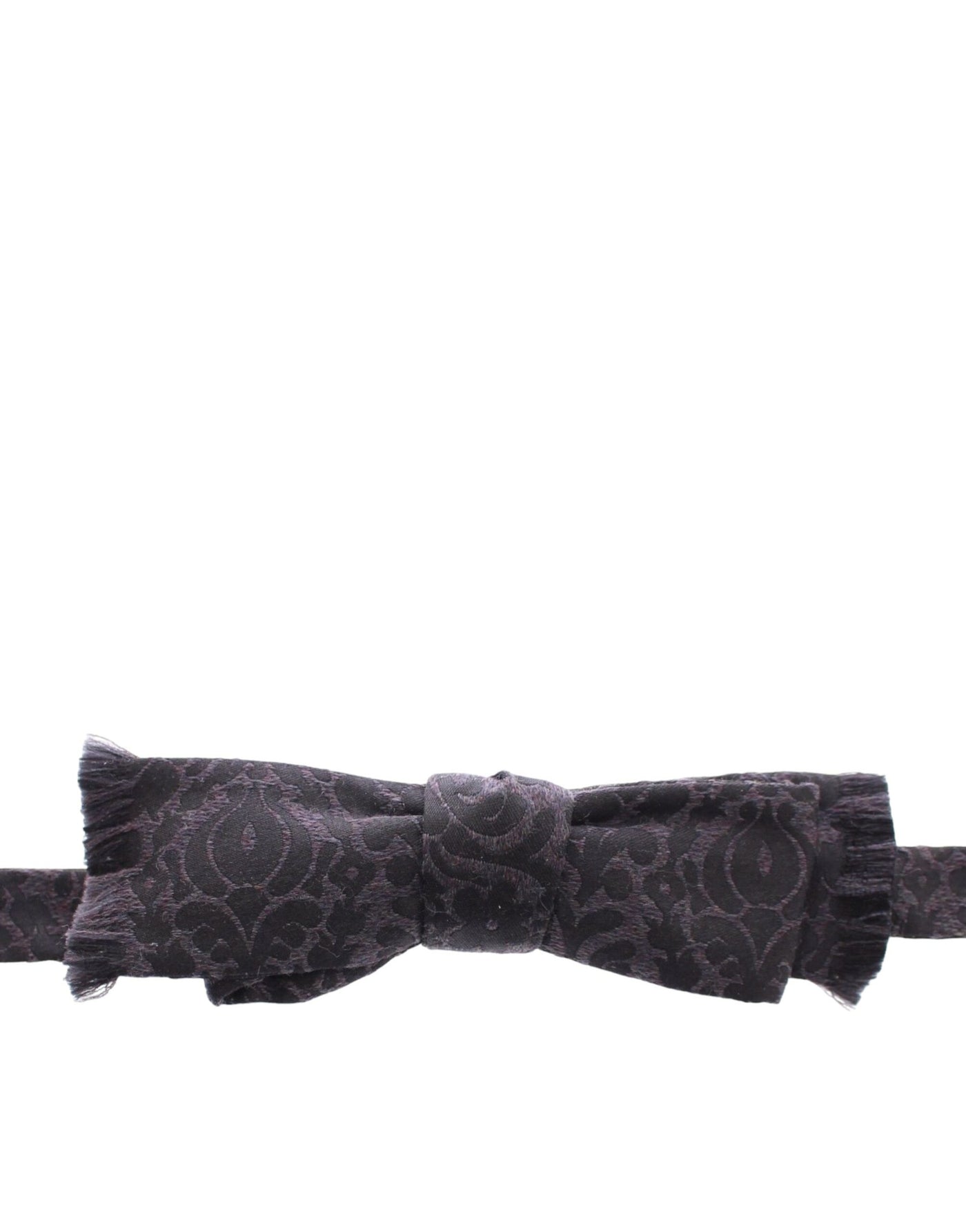 Dolce & Gabbana Graue Schwarze Wollfliege