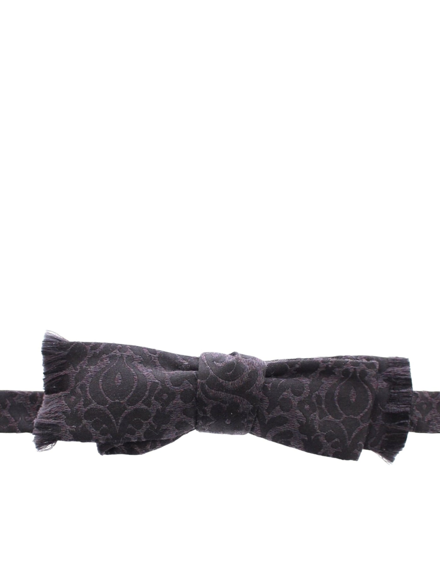 Dolce & Gabbana Graue Schwarze Wollfliege