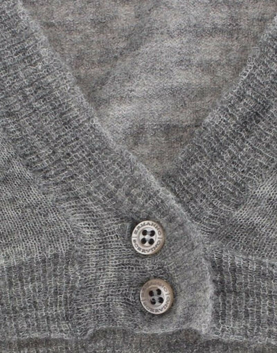 Ermanno Scervino Dessous Strickpullover Strickjacke Bolero Grau