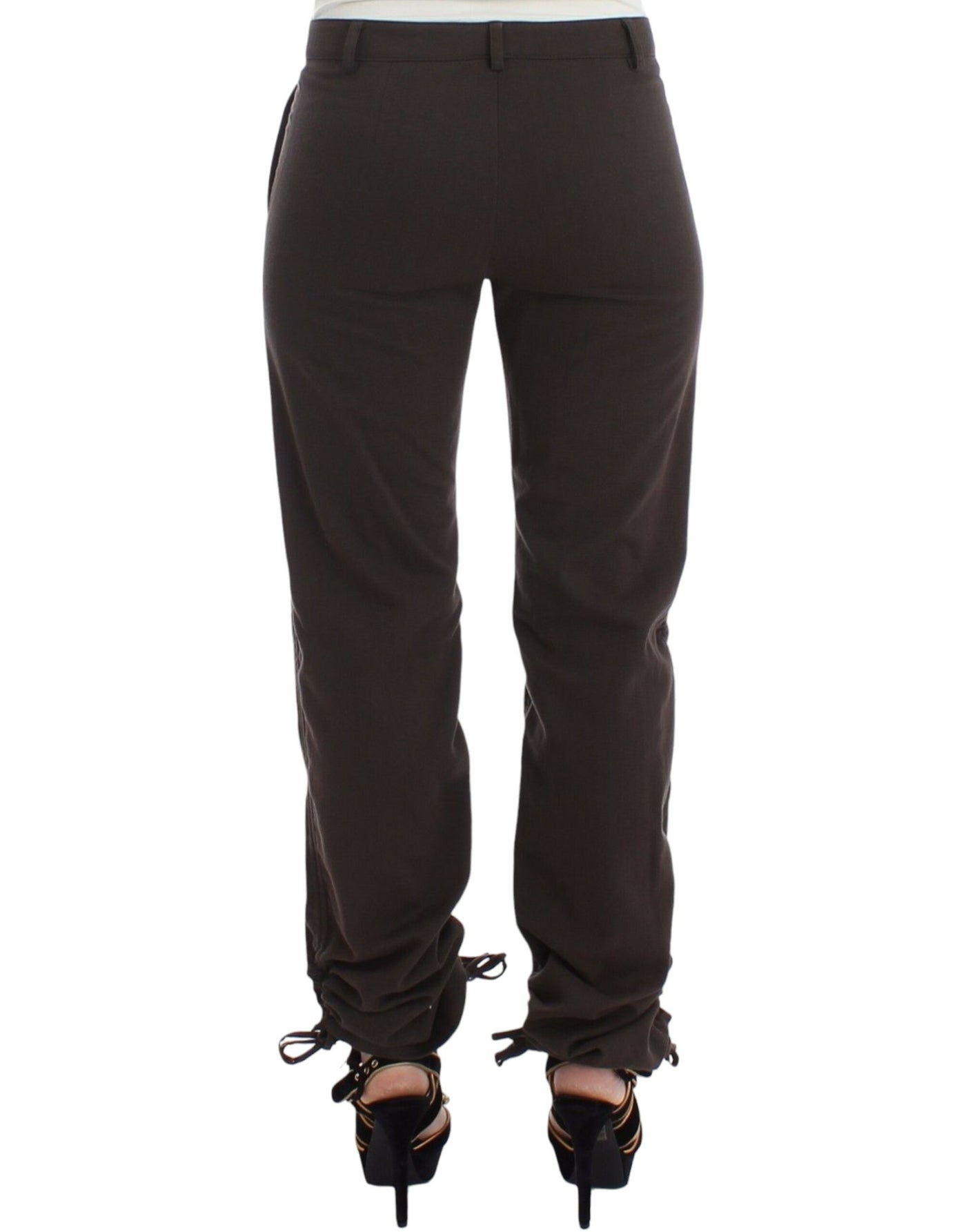 Ermanno Scervino Braun Chinos Beiläufige Anzughose Khakis