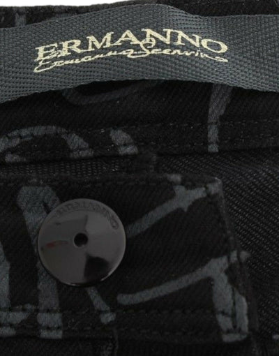 Ermanno Scervino Schwarze Slim Jeans Denim-Hosen Skinny Stretch