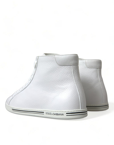 Dolce & Gabbana Weiß Saint Tropez High Top Männer Turnschuhe Schuhe
