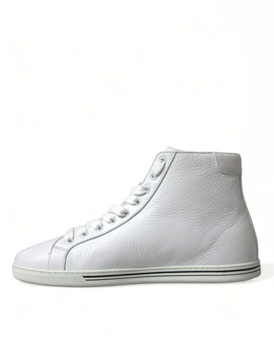 Dolce & Gabbana Weiß Saint Tropez High Top Männer Turnschuhe Schuhe