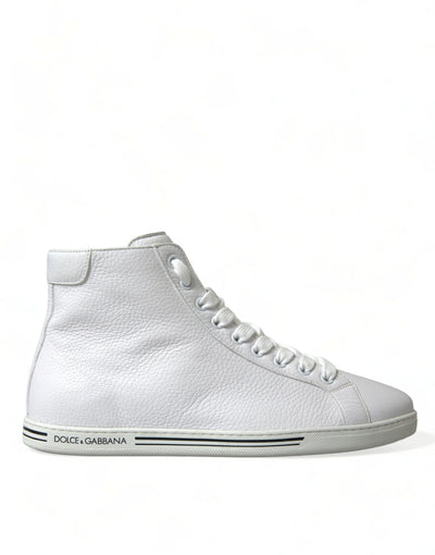 Dolce & Gabbana Weiß Saint Tropez High Top Männer Turnschuhe Schuhe
