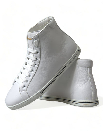 Dolce & Gabbana Weiß Saint Tropez High Top Männer Turnschuhe Schuhe