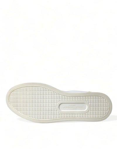 Dolce & Gabbana Weiß Leder LOVE Milano Männer Turnschuhe Schuhe
