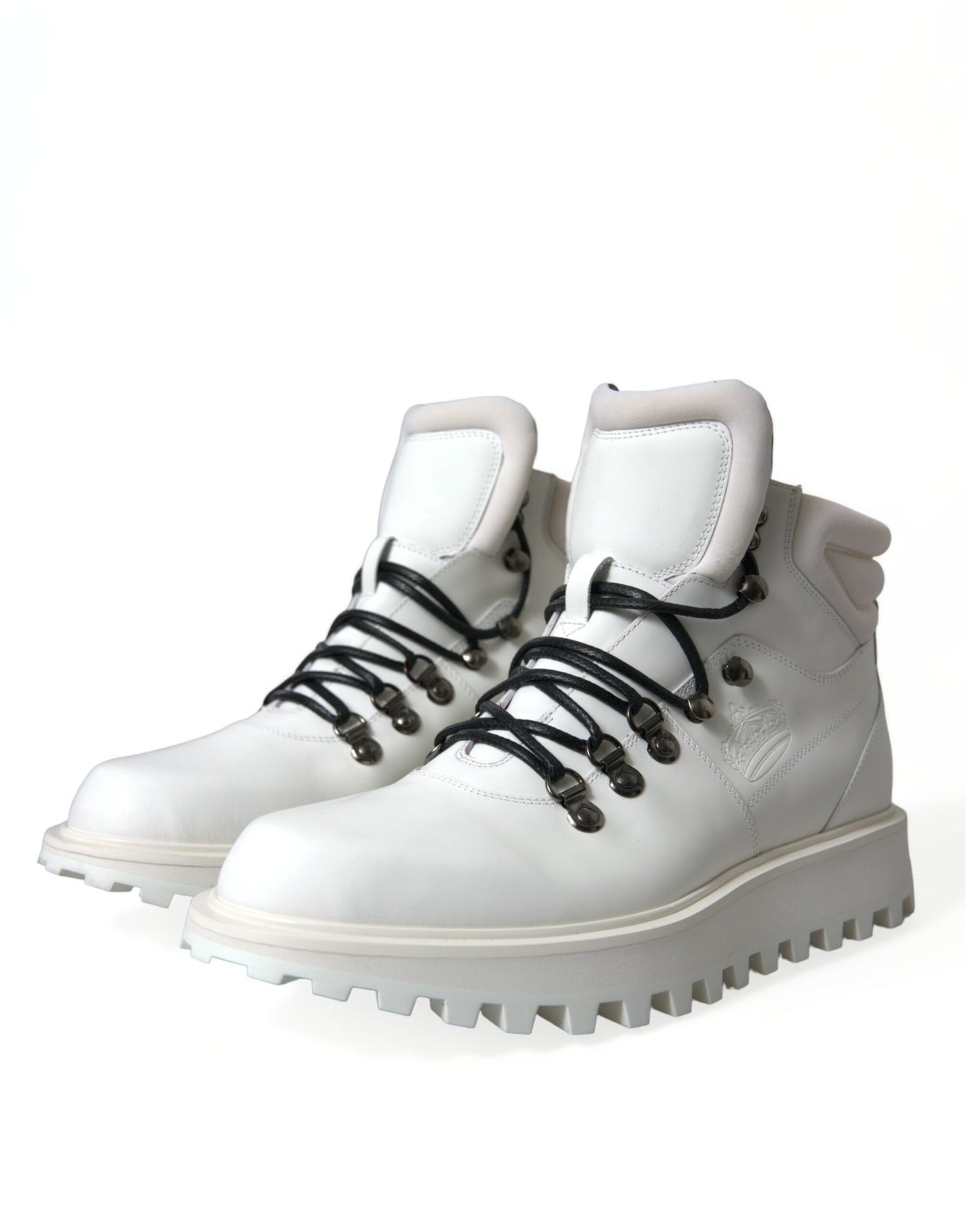 Dolce & Gabbana Weiße Vulcano Trekking-Stiefel Schuhe