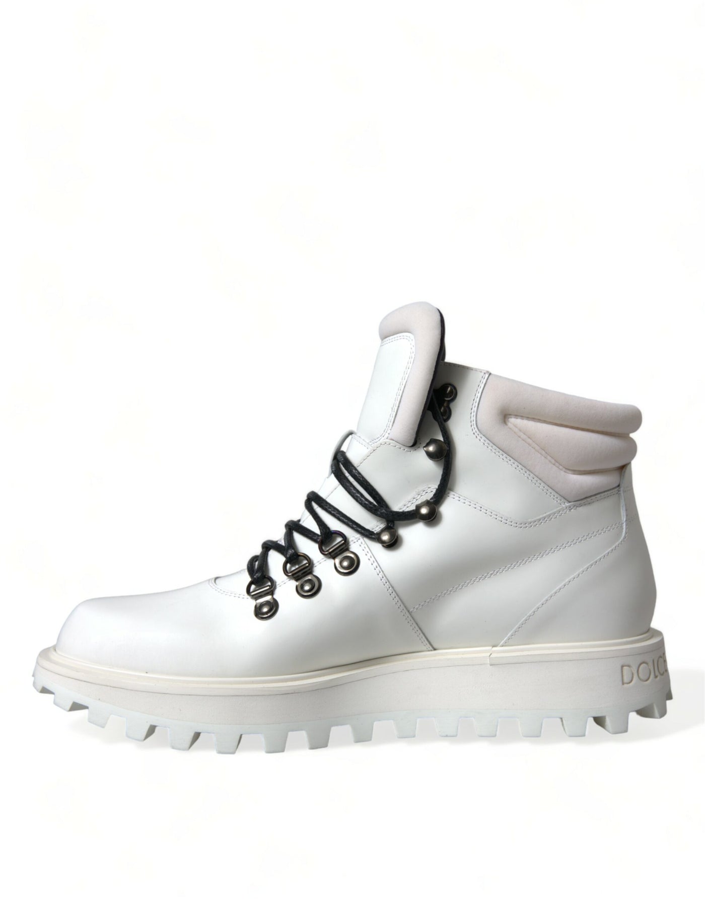 Dolce & Gabbana Weiße Vulcano Trekking-Stiefel Schuhe