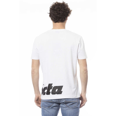 Invicta Weißes Baumwolle Männer T-Shirt