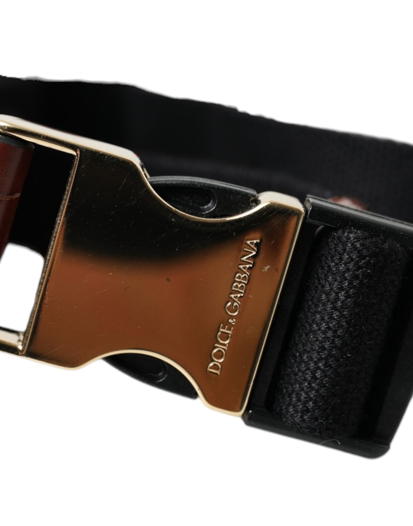 Dolce & Gabbana Brown Alligator Leder Airpods Fall Münze Geldbeutel Brieftasche
