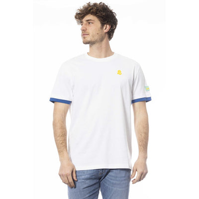 Invicta Weißes Baumwolle Männer T-Shirt