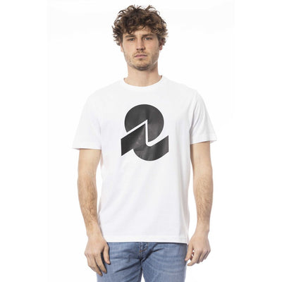 Invicta Weißes Baumwolle Männer T-Shirt