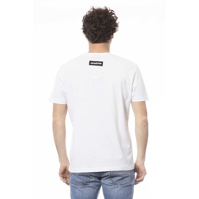 Invicta Weißes Baumwolle Männer T-Shirt