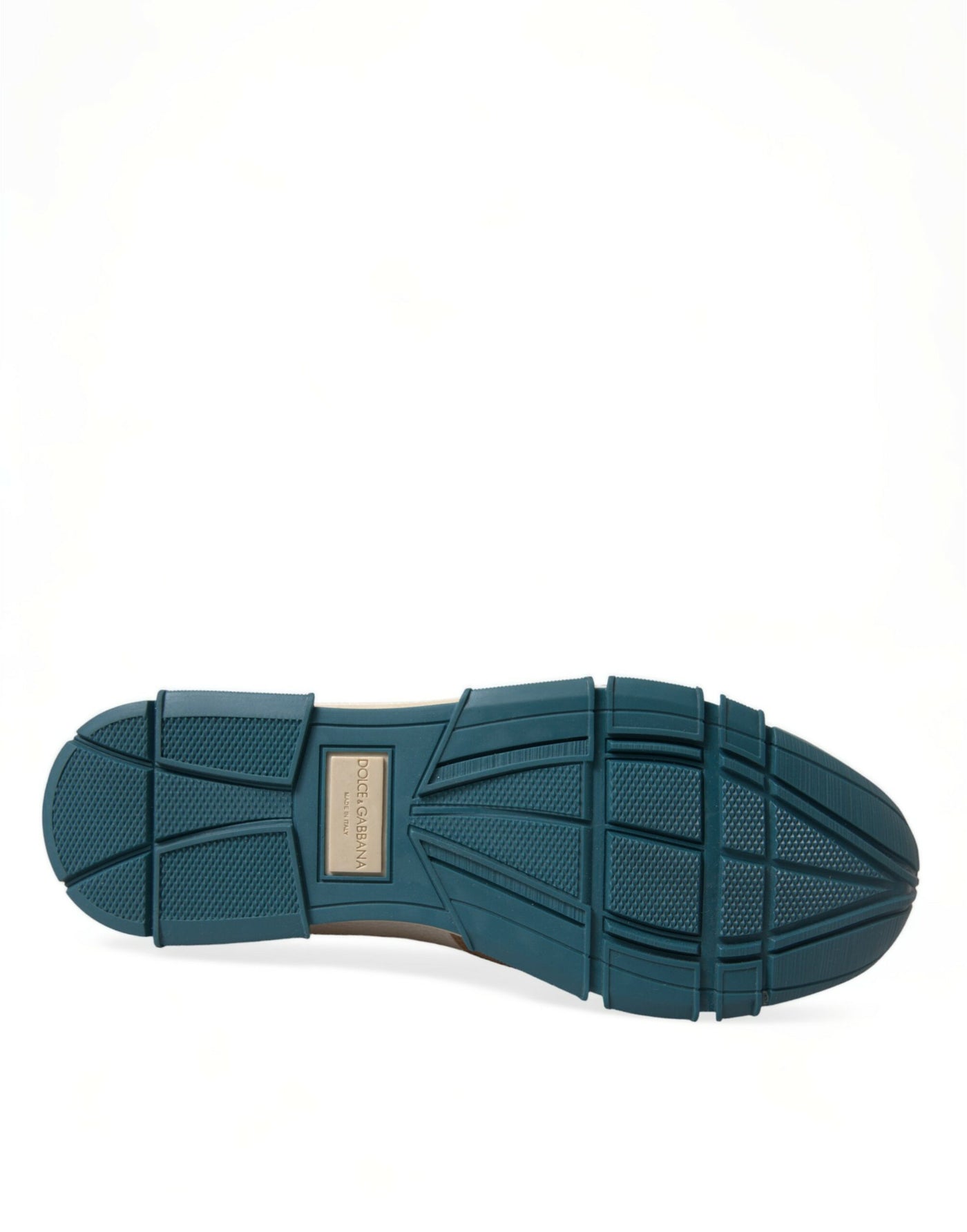 Dolce & Gabbana Weiß Braun Leder Slip On Männer Mokassin Schuhe
