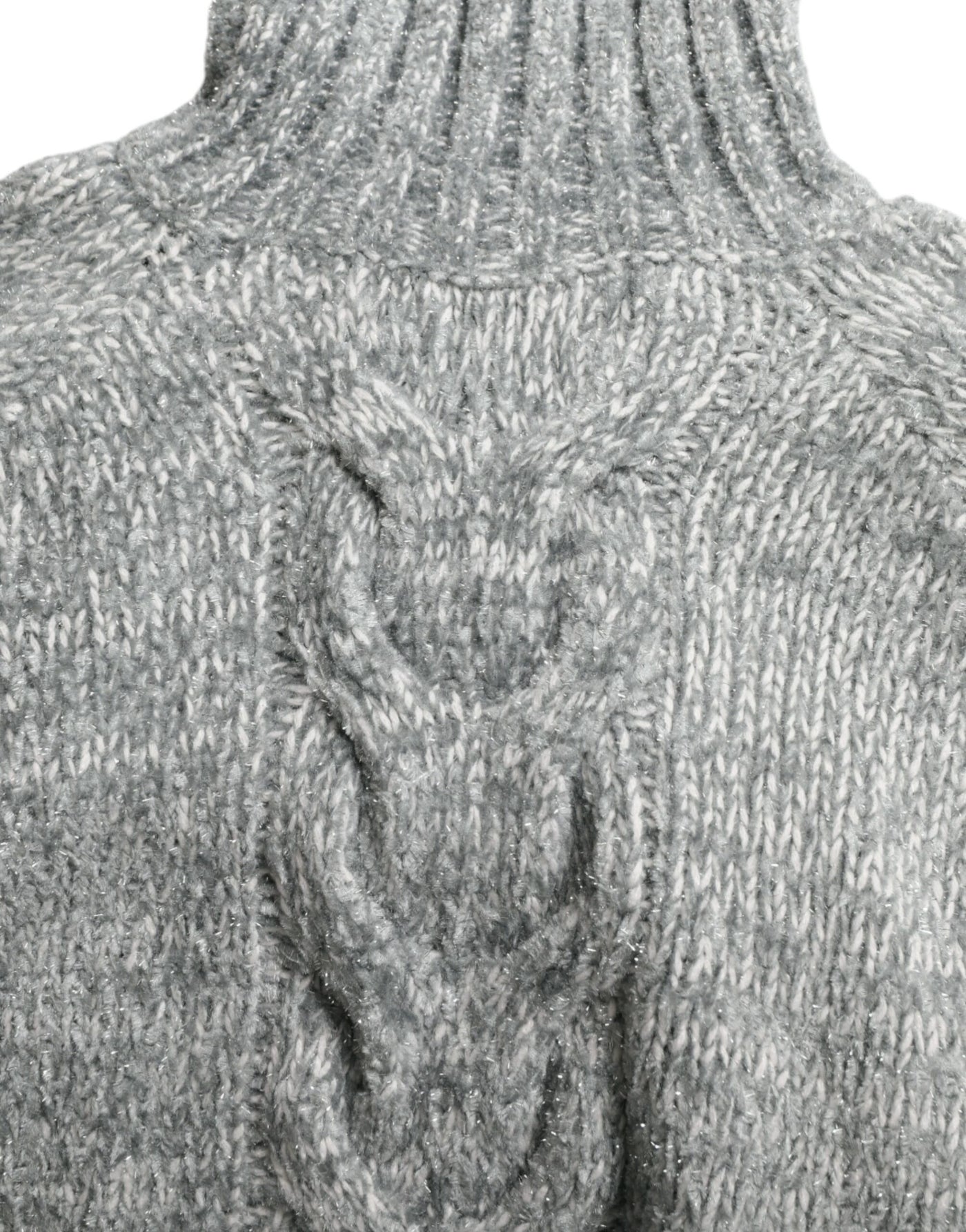 Dolce & Gabbana Grauer Rollkragenpullover aus Kaschmir