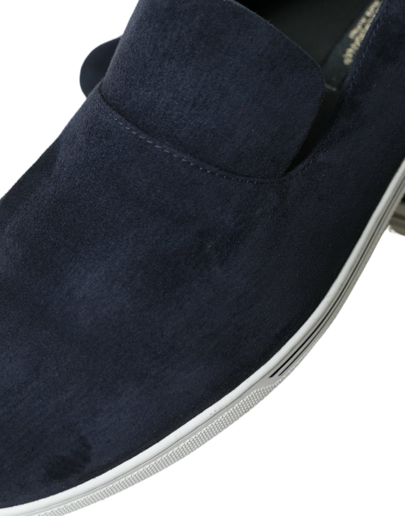 Dolce & Gabbana Blau Wildleder Kaiman Loafers Saint Tropez Schuhe