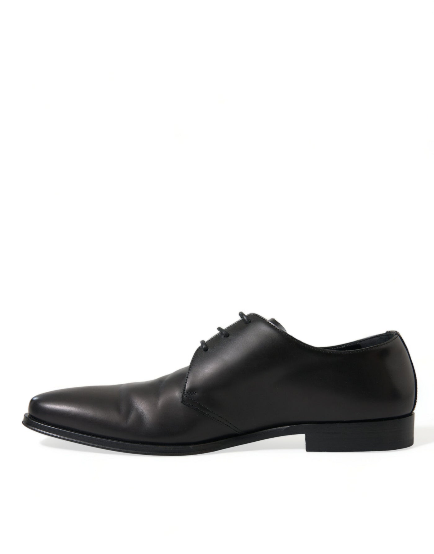 Dolce & Gabbana Schwarze Leder Schnürschuhe Formal Derby Dress Schuhe
