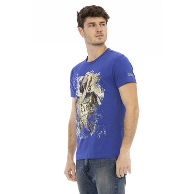 Trussardi Action Blau Baumwolle Männer T-Shirt