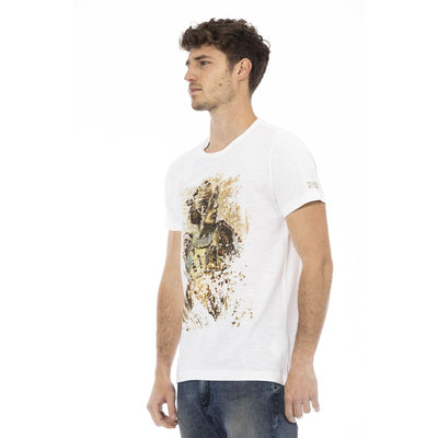 Trussardi Action Weißes Baumwolle Männer T-Shirt