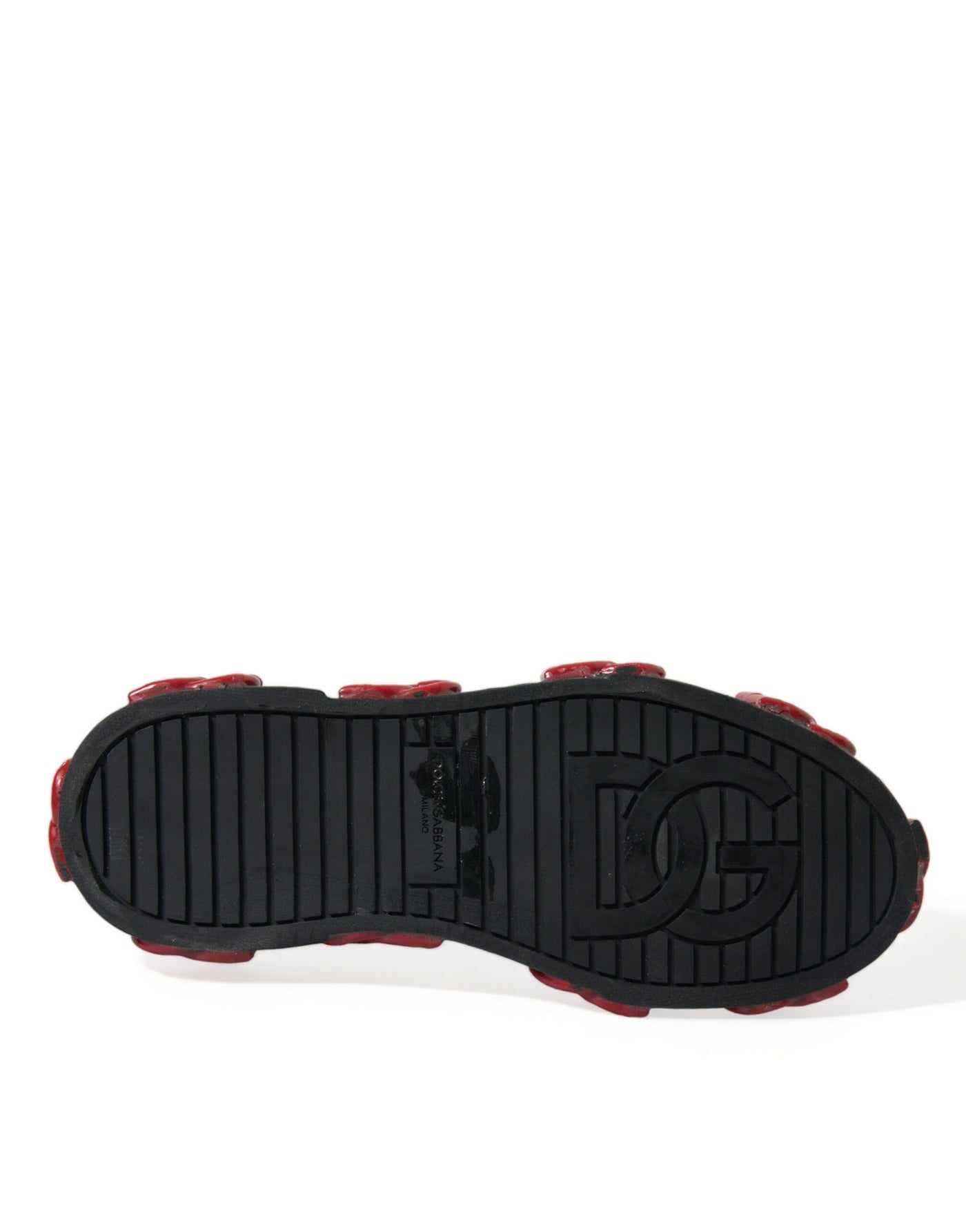 Dolce & Gabbana Multicolor Camouflage High Top Turnschuhe Schuhe