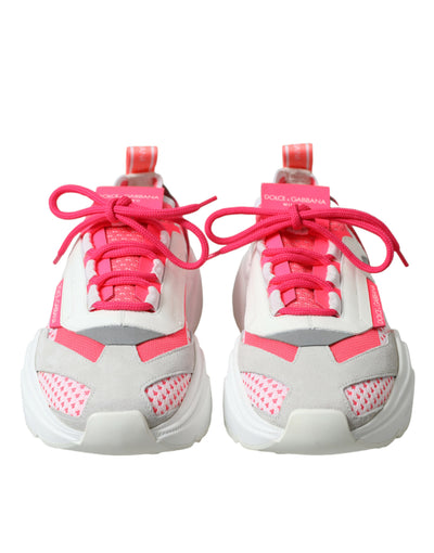 Dolce & Gabbana Multicolor Leder Daymaster Low Top Sneakers Schuhe