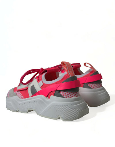 Dolce & Gabbana Multicolor Leder Daymaster Low Top Sneakers Schuhe