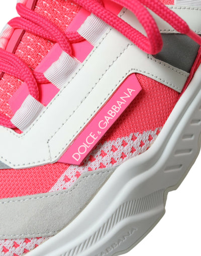 Dolce & Gabbana Multicolor Leder Daymaster Low Top Sneakers Schuhe