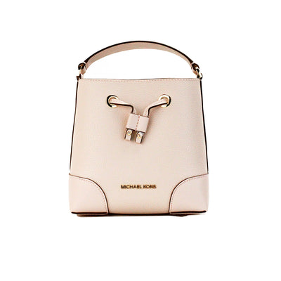 Michael Kors Mercer Small Powder Blush Pebble Leder Bucket Crossbody Bag Handtasche
