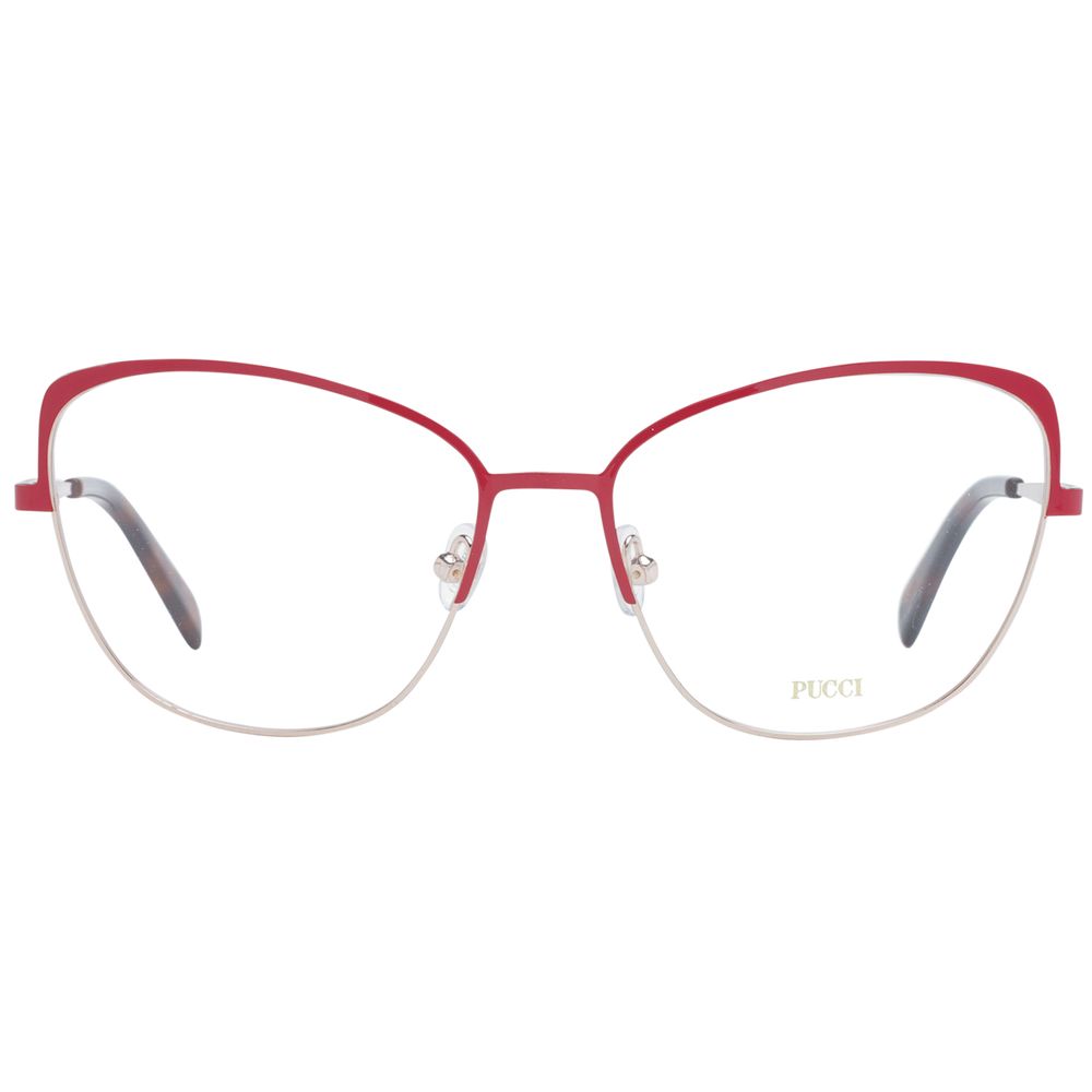 Emilio Pucci Rote optische Brillenfassungen für Frauen
