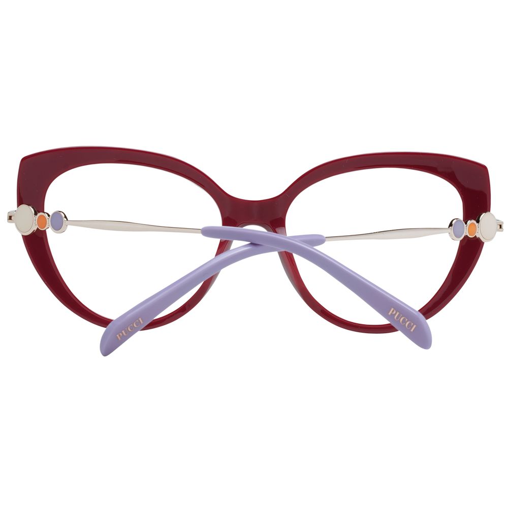 Emilio Pucci Rote optische Brillenfassungen für Frauen