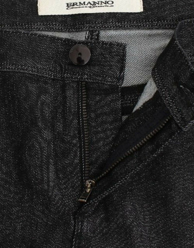Ermanno Scervino Schwarze Slim Jeans Denim-Hosen Skinny Leg Stretch