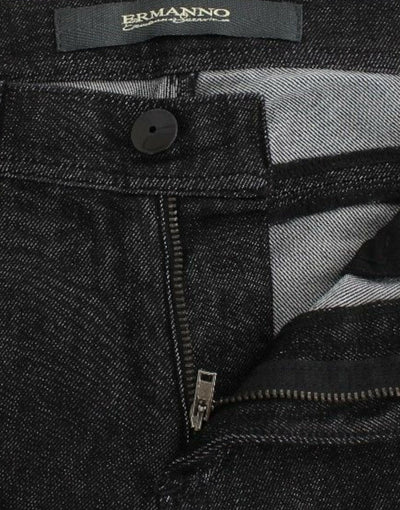 Ermanno Scervino Schwarze Slim Jeans Denim-Hosen Skinny Leg Stretch
