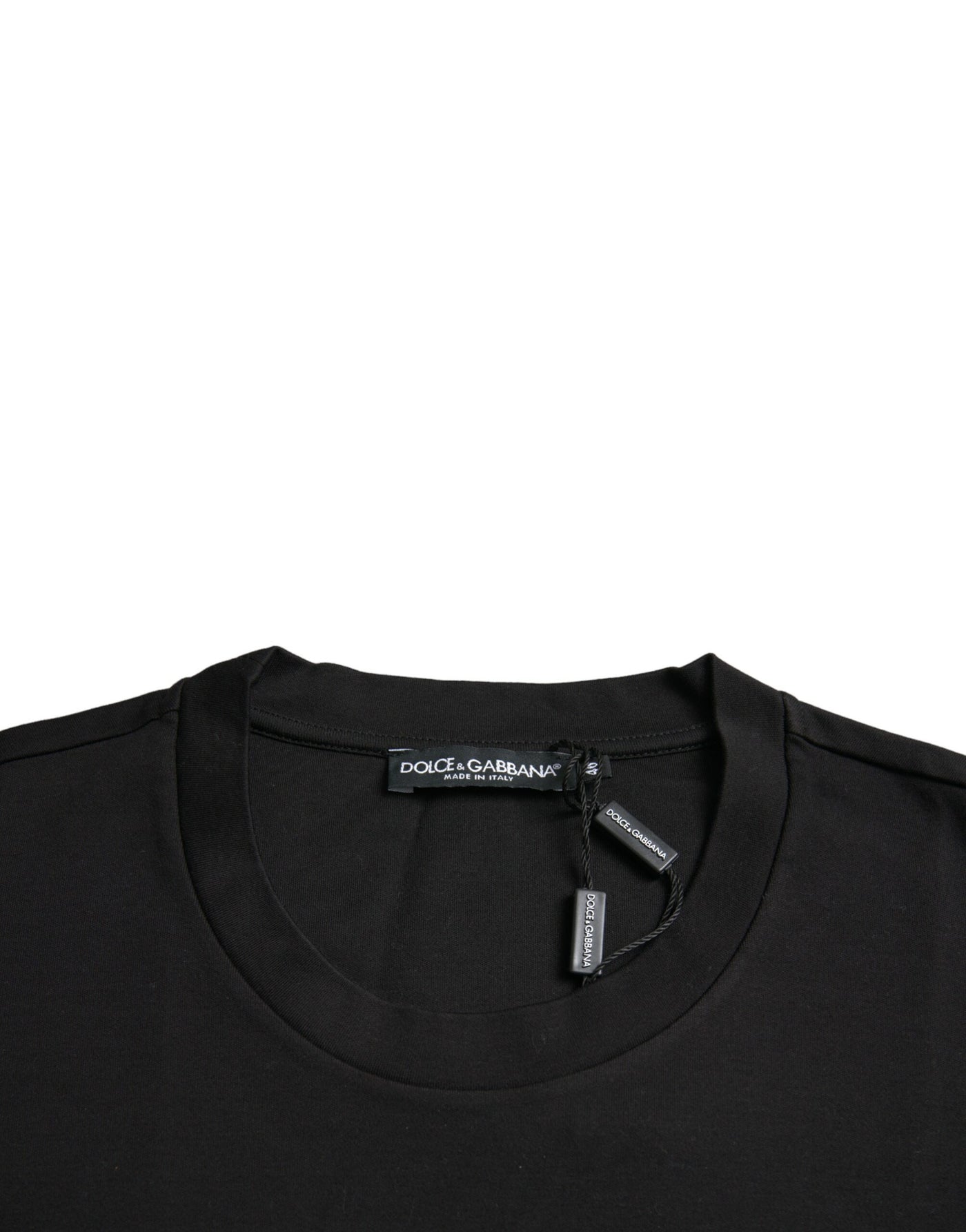 Dolce & Gabbana Schwarzes With Love Always Rundhalsausschnitt-T-Shirt