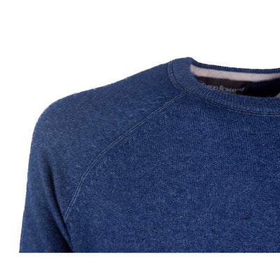 Emilio Romanelli Blauer Kaschmir-Pullover für Männer