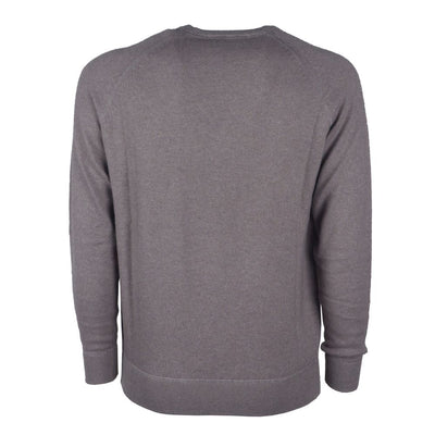 Emilio Romanelli Grauer Kaschmir-Pullover für Männer