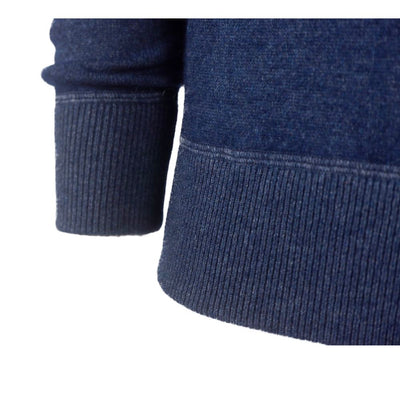 Emilio Romanelli Hellblauer Kaschmir-Pullover für Männer