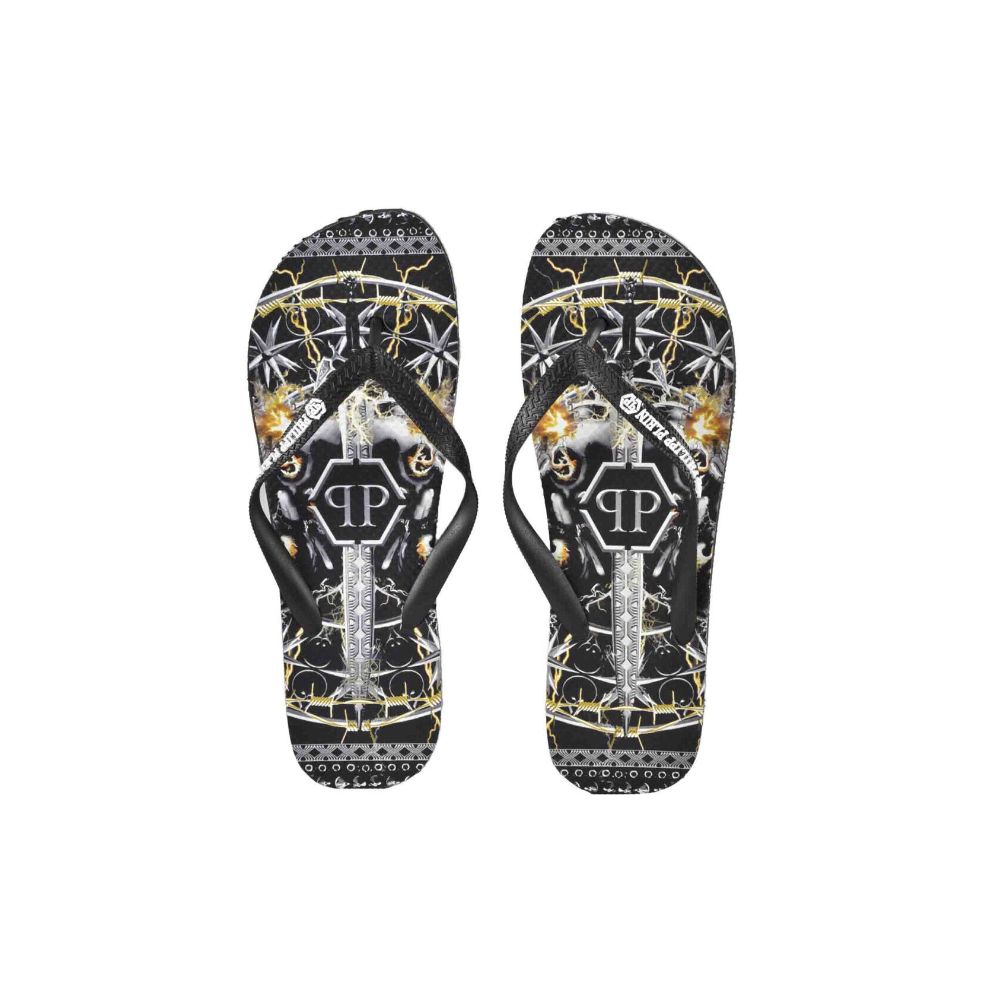 Philipp Plein Multicolor Polyester Damen Sandale
