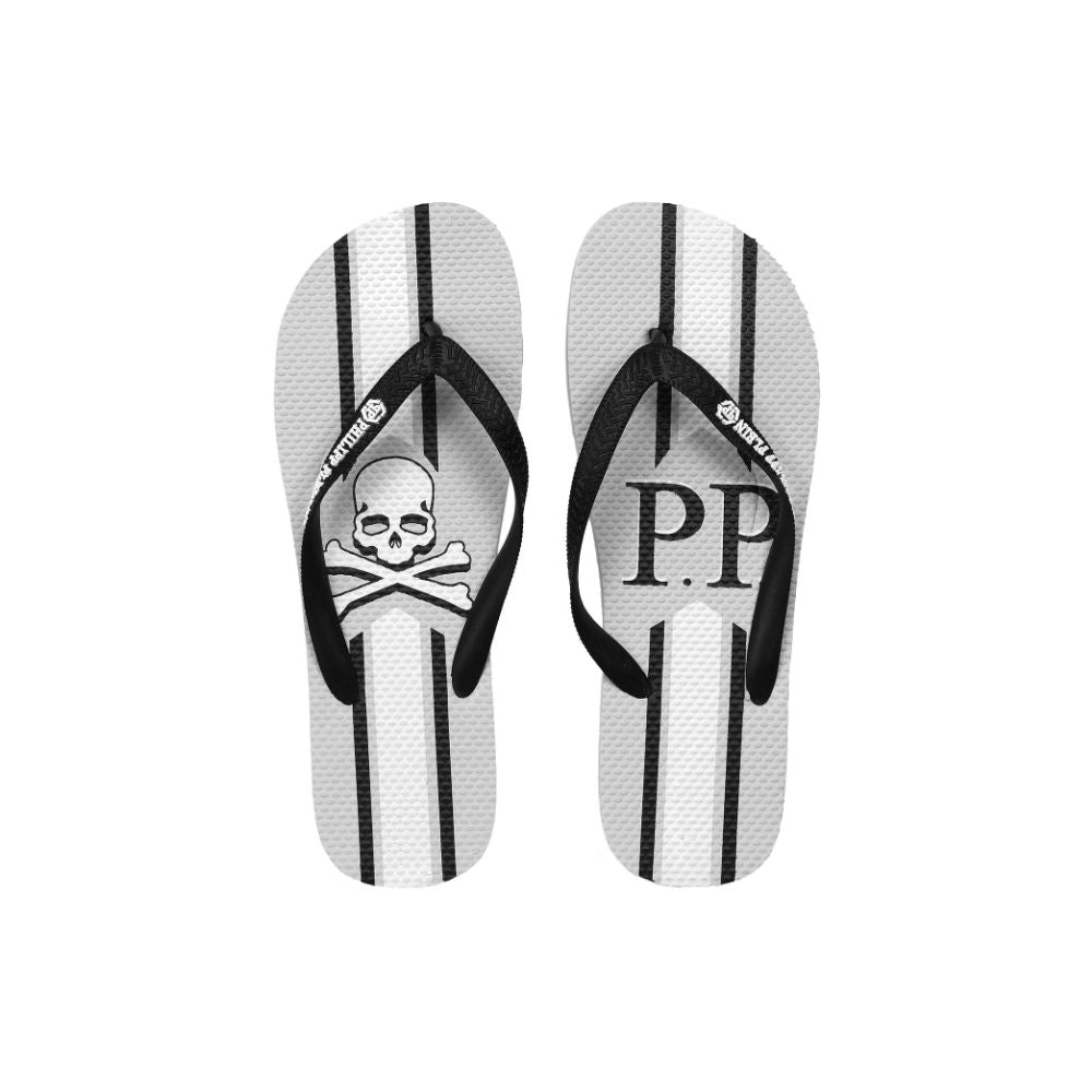 Philipp Plein Graue Polyester Damen-Sandale