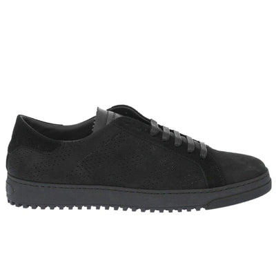 Off-White Schwarzes Kalbsleder Damen Sneaker