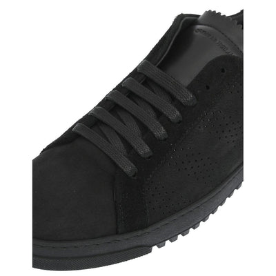 Off-White Schwarzes Kalbsleder Damen Sneaker