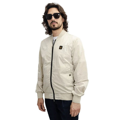 Refrigiwear Beigefarbene Nylonjacke