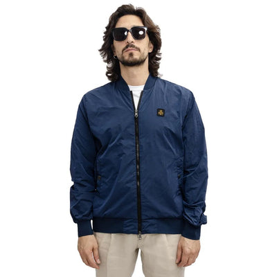 Refrigiwear Erhöhte lässige blaue Bomberjacke