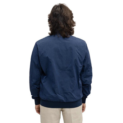Refrigiwear Erhöhte lässige blaue Bomberjacke