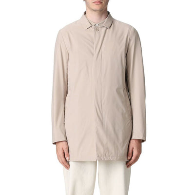 People Of Shibuya Beige Recyceltes Polyester Herren Jacke