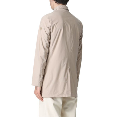 People Of Shibuya Beige Recyceltes Polyester Herren Jacke