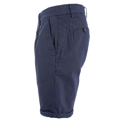 Yes Zee Blaue Baumwollshorts