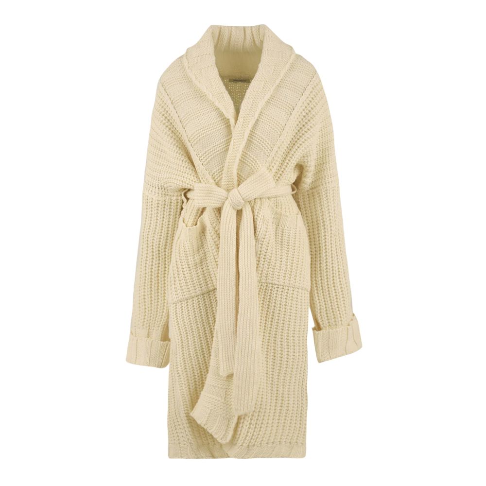 Hinnominate Weiße Marabu Damen Strickjacke