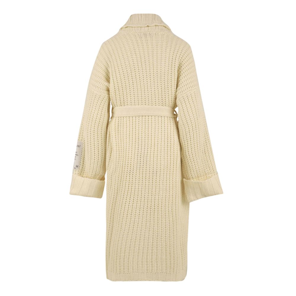 Hinnominate Weiße Marabu Damen Strickjacke