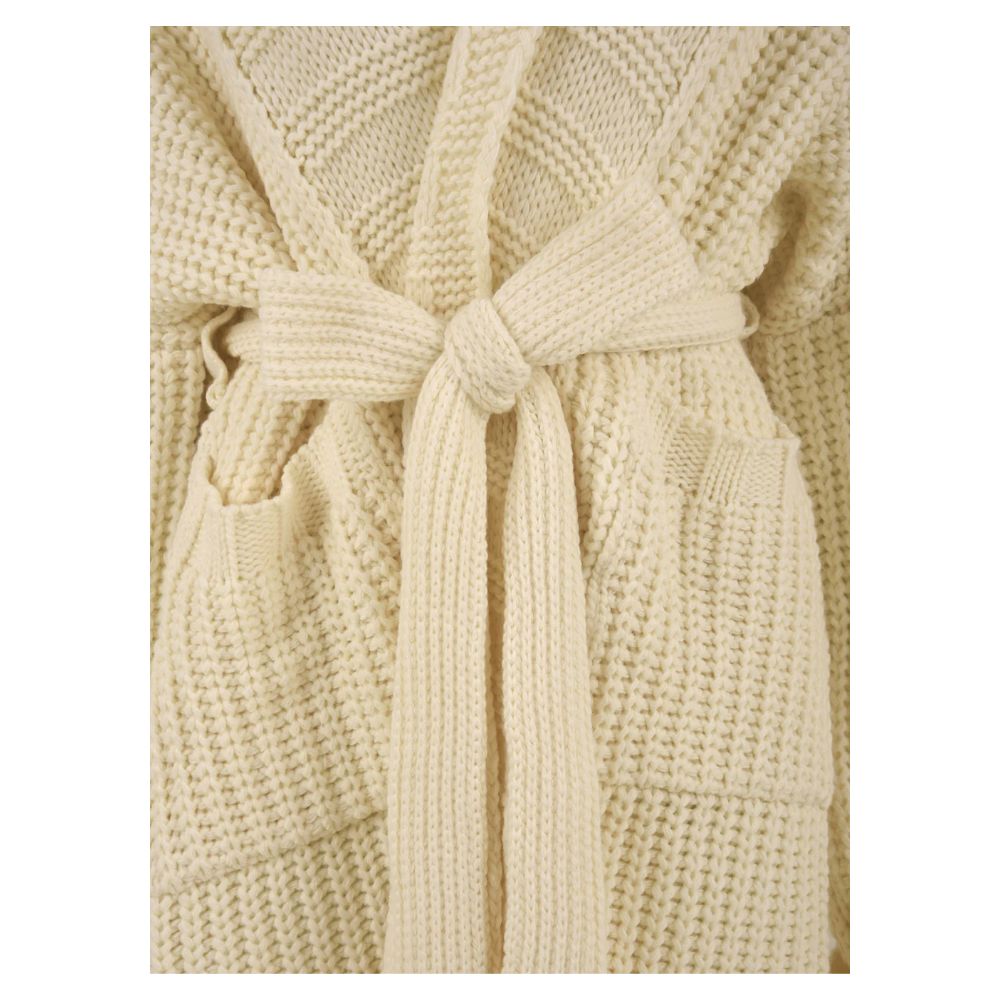 Hinnominate Weiße Marabu Damen Strickjacke